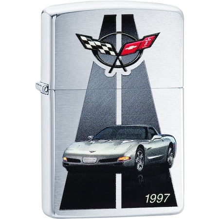 Zippo 2024 Zippo Custom Corvette 1997 Brushed Chrome ZIP-200CI403859